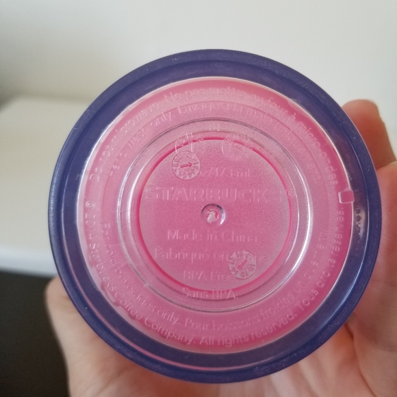 STARBUCKS Pink Frosted Frappuccino Lover Silver - Picture 8 of 9